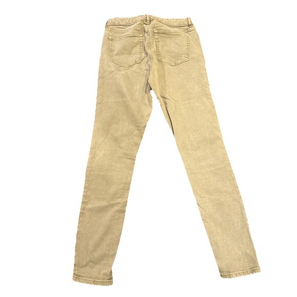 Women's Ellen Tracy Jeans Refined Mid Rise Skinny Size 6 Olive Green - Picture 7 of 10